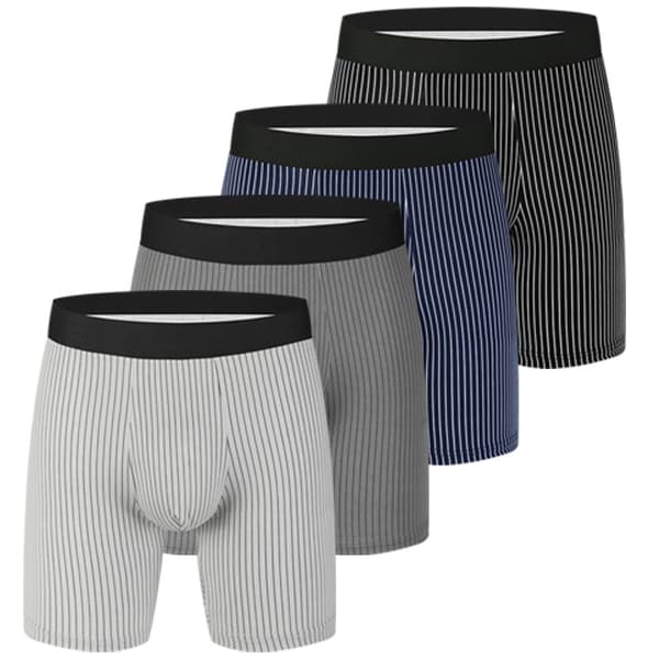 INF Boxershorts för män, andas och bekväma 6-Pack
