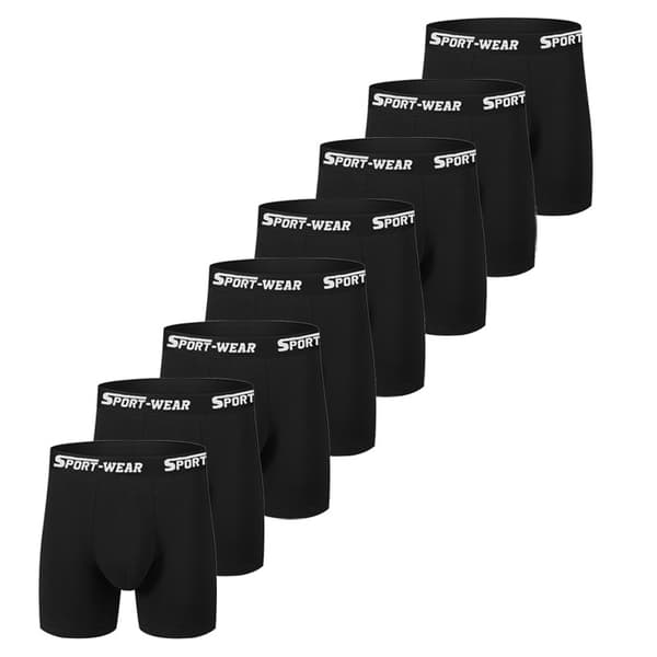 INF Boxershorts för män, andas och bekväma 8-Pack