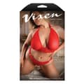 Miniatyrbillede 1 af 3: Undertøj Sæt Fantasy Lingerie Rød (Queen size)