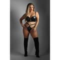 Miniatyrbillede 2 af 3: Undertøj Sæt Fantasy Lingerie Sort (Queen size)