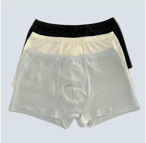 INF Miesten silkkibokserit, 3 pakkaus 100% Mulberry Silkki Neulealusvaatteet