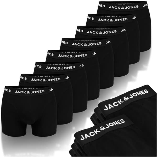 JACK&JONES 8-pack - Boxershorts i bomull för män, byxor för män XL