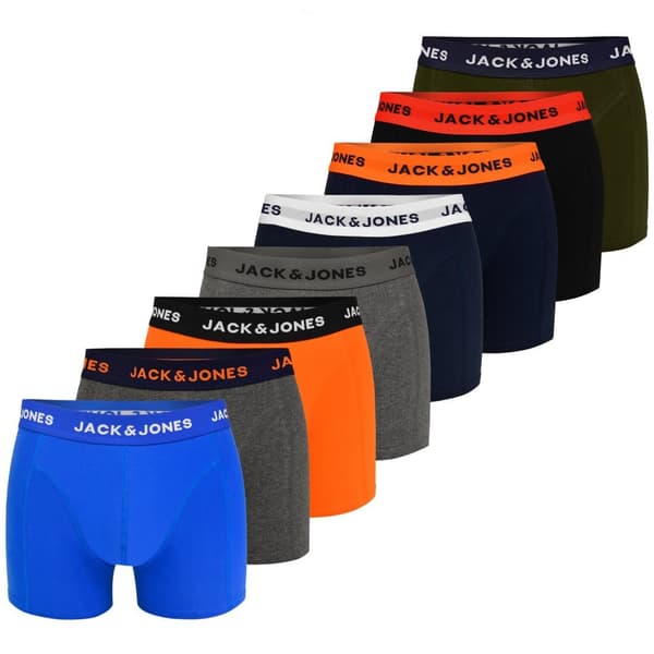 JACK&JONES 8-pack - Boxershorts i bomull för män, byxor för män