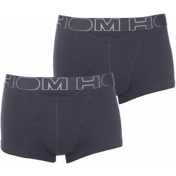 Boxer - Hom - Boxerlines 2 HO1 Uni - Set om 2 - Svart - Bomull - Horisontell öppning