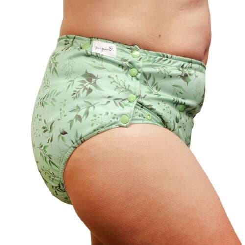 Postpartum/menstrosor med utbytbart inlägg - GRÖN MI S/M/L