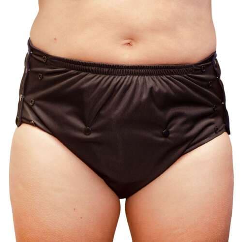 Postpartum/menstruationstrusser med udskiftelig indsats - SORT XL/2XL