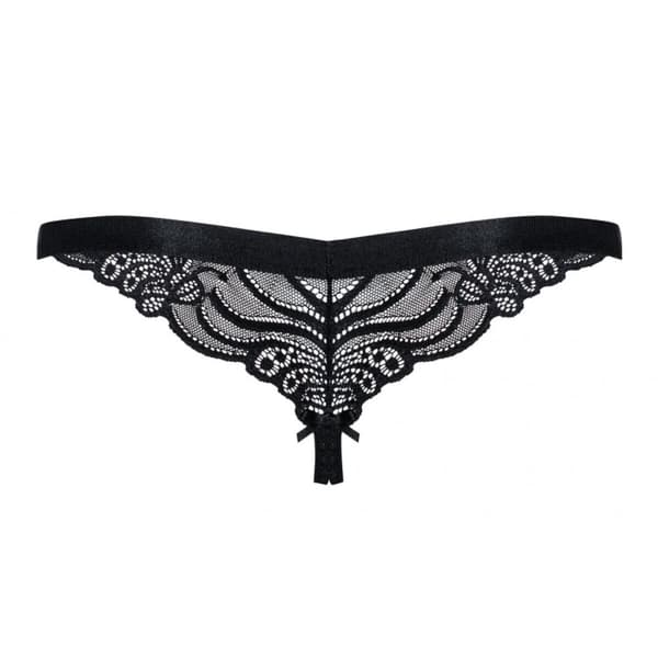 Stringtrosa Obsessive 828-THC-1 L/XL Svart L/XL