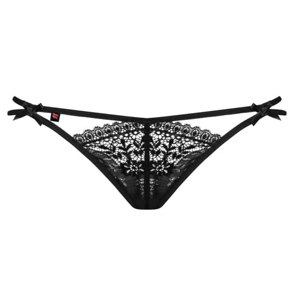 Stringtrosa Obsessive Intensa Svart L/XL