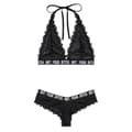Miniatyrbild 5 av 8: Set med underkläder Fantasy Lingerie Svart (L/XL)