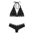 Miniatyrbild 6 av 8: Set med underkläder Fantasy Lingerie Svart (L/XL)