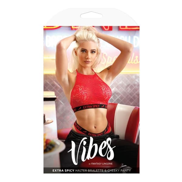 Set med underkläder Fantasy Lingerie Röd (L/XL)