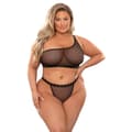 Miniatyrbillede 1 af 5: Undertøj Sæt Fantasy Lingerie Sort (Queen size)