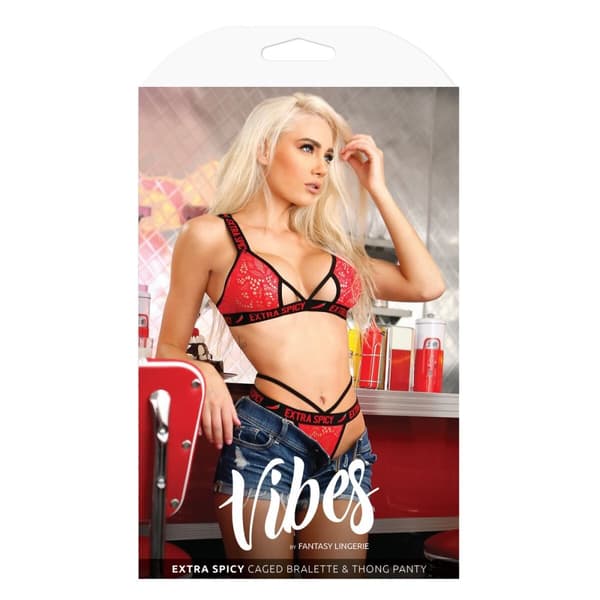 Undertøj Sæt Fantasy Lingerie Rød (L/XL)
