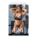 Miniatyrbillede 1 af 3: Undertøj Sæt Fantasy Lingerie Sort (Queen size)