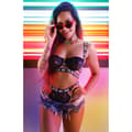 Miniatyrbillede 3 af 8: Undertøj Sæt Fantasy Lingerie Sort (L/XL)