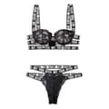 Miniatyrbillede 5 af 8: Undertøj Sæt Fantasy Lingerie Sort (L/XL)