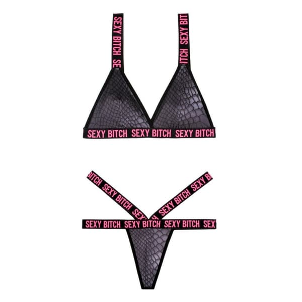 Alusvaatesetti Fantasy Lingerie Musta (M/L)