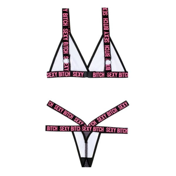 Alusvaatesetti Fantasy Lingerie Musta (M/L)