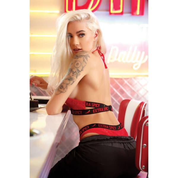 Alusvaatesetti Fantasy Lingerie Punainen (M/L)