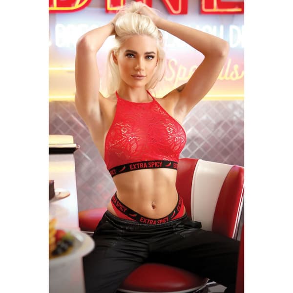Alusvaatesetti Fantasy Lingerie Punainen (M/L)