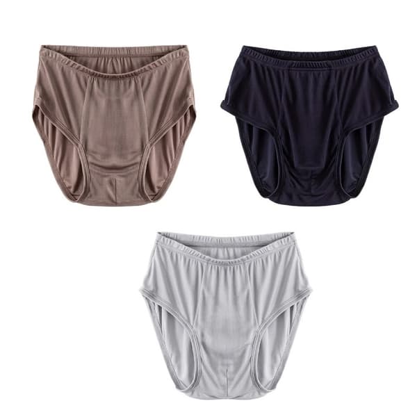INF 4-pack herr silkesboxerbriefs andningsbara bekväma underkläder