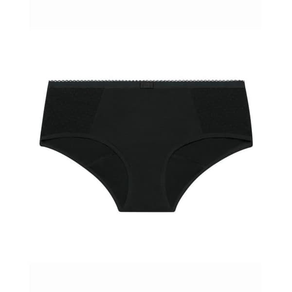 Förpackning med 3 Dim Les Pockets Bomull Boxers - Svart - Dam - Bomull och elastan