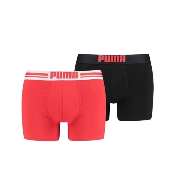 PUMA Set med 2 Herrboxers i Bomull "Placeras Logotyp"