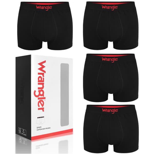 Wrangler 4-pack - Boxershorts i bomuld til mænd, bukser til mænd