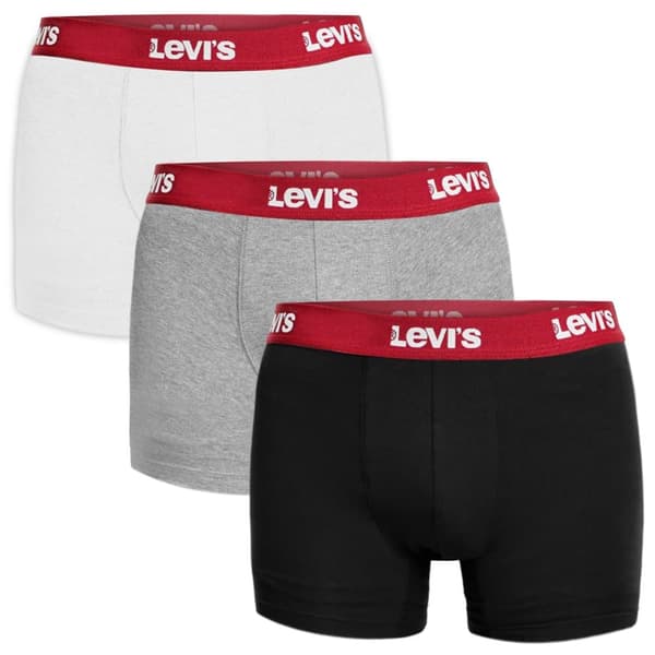 Levi's 3-pack - Boxershorts i bomull för män, byxor för män XL