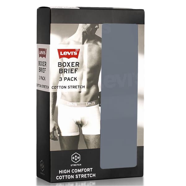 Levi's 3-pack - Boxershorts i bomull för män, byxor för män