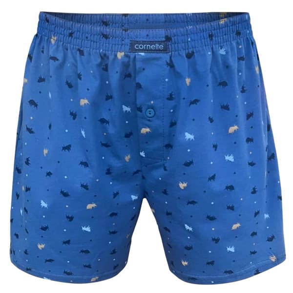 Cornette 3-pack - Løse boksershorts til mænd af bomuld, bukser til mænd