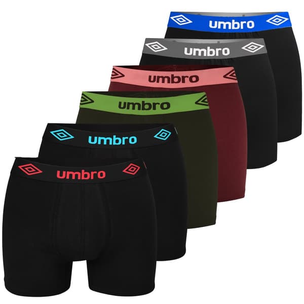 6-pack UMBRO boxer shortsit miesten MIX - puuvilla housut setti miehille