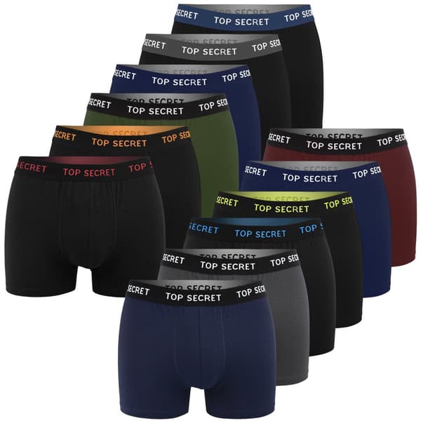 12-pack boxershorts herr - Top Secret byxset retro shorts i bomull