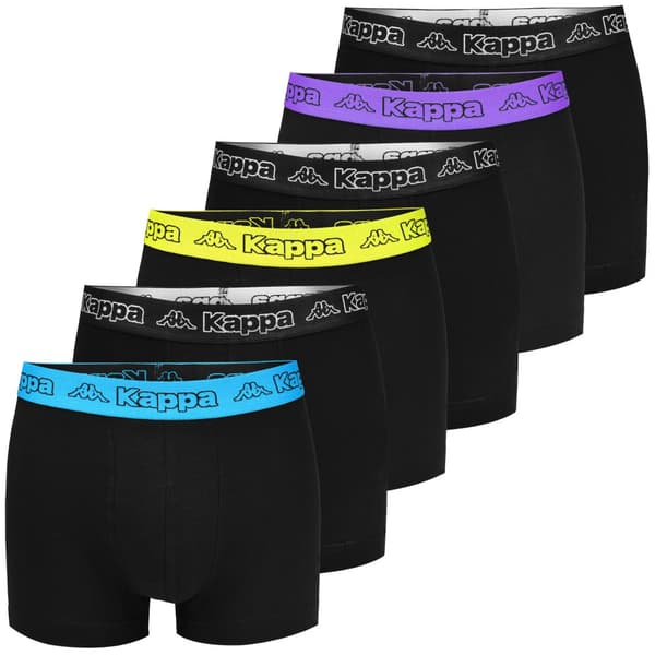 Kappa 6-pack - Boxershorts i bomull för män, byxor för män