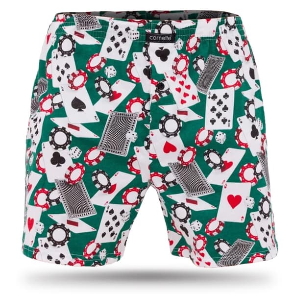 Cornette boxershorts i bomuld til mænd med dyremotiver, sæt med 5 stk.