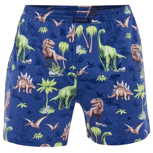 Cornette boxershorts i bomuld til mænd med dyremotiver, sæt med 5 stk.