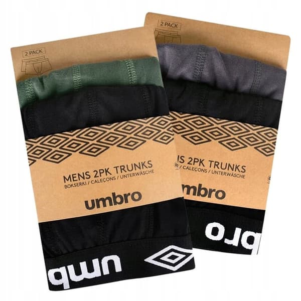 UMBRO Set om 4 - Boxershorts i bomull för män, byxor för män