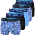 Miniatyrbild 1 av 5: TASTIQ PREMIUM - 5 delar boxershorts för män bomull blå svart
