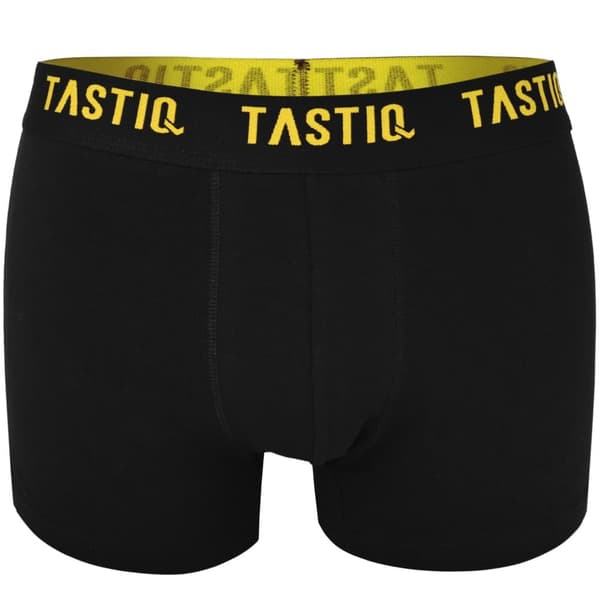 TASTIQ PREMIUM - 5 kpl miesten bokserit puuvillaa värillinen musta