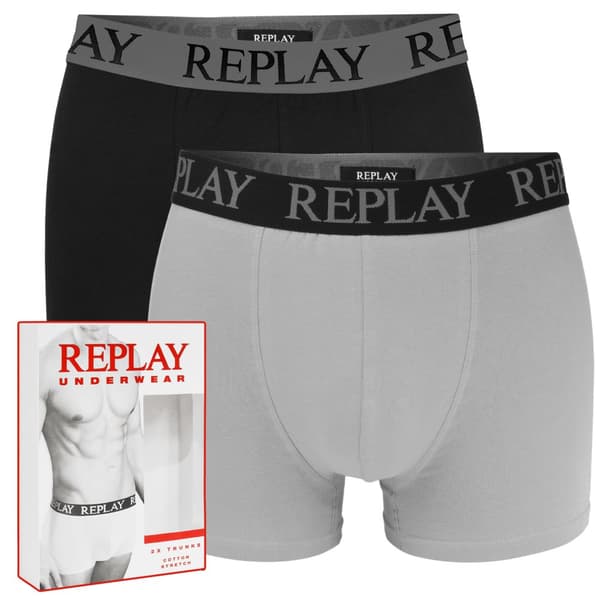 Replay set om 2 - Boxershorts i bomull för män, byxor för män