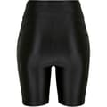 Miniatyrbild 5 av 6: Cykelshorts för kvinnor - Urban Classics - Skinande Metallisk - Svart - 2-pack - Glänsande Nylon
