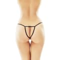 Miniatyrbillede 2 af 2: G-streng med blonde Anaïs Sort XXL/XXXL