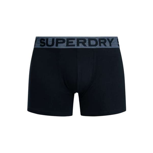 Lot av 3 boxers i ekologisk bomull - Superdry