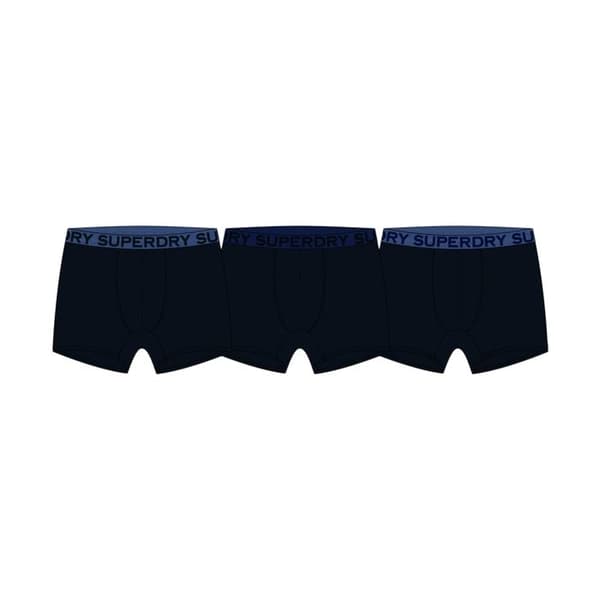 Lot av 3 boxers i ekologisk bomull - Superdry