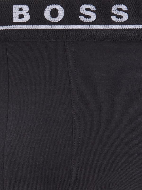 HUGO BOSS Herre boxershorts hvide, grå og sorte 3 stk. par 3 stk. S