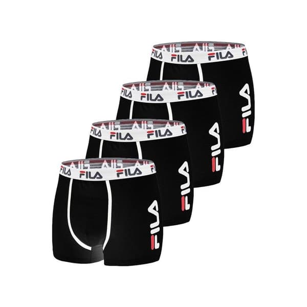 Fila Boxer Herr Ingen, Kalsong Herr - Svart (4-pack)