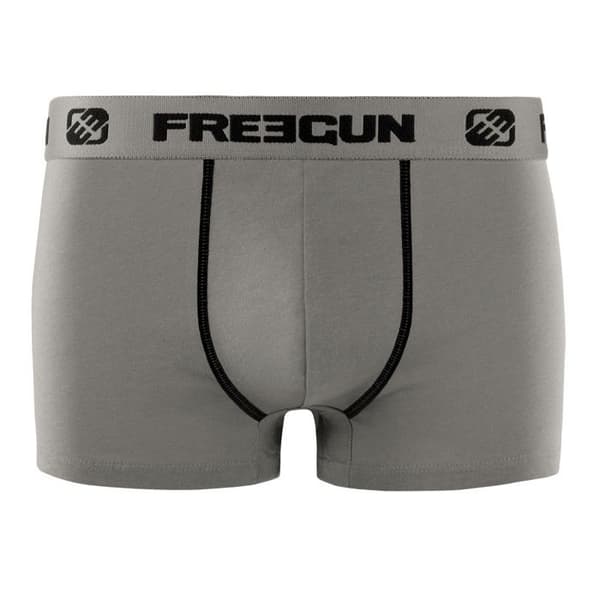 Boxershorts i bomull för män - FREEGUN - Paket med 6 - Komfort och stretch - Brett midjeband