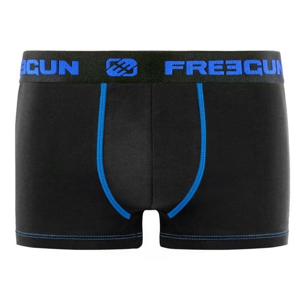 Boxershorts i bomull för män - FREEGUN - Paket med 6 - Komfort och stretch - Brett midjeband