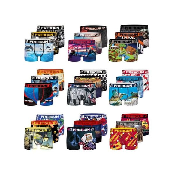 Freegun Boxers Surprise mikrofiber 3-pack Herr