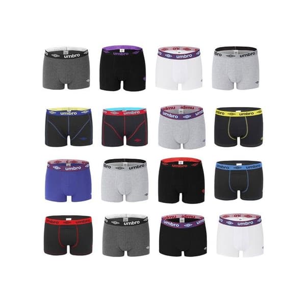 Umbro Boxer Herr Caleçon Herr - Blå (Paket med 6)